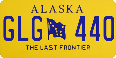 AK license plate GLG440