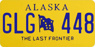 AK license plate GLG448