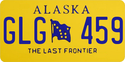 AK license plate GLG459