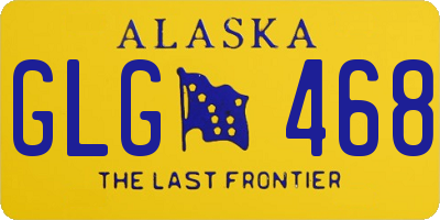 AK license plate GLG468