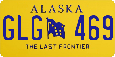 AK license plate GLG469