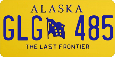 AK license plate GLG485