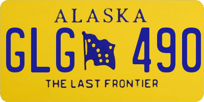 AK license plate GLG490