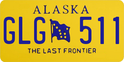 AK license plate GLG511