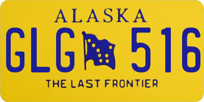 AK license plate GLG516