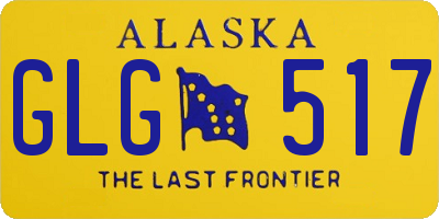 AK license plate GLG517