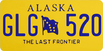 AK license plate GLG520