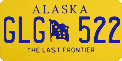 AK license plate GLG522