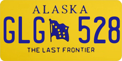 AK license plate GLG528