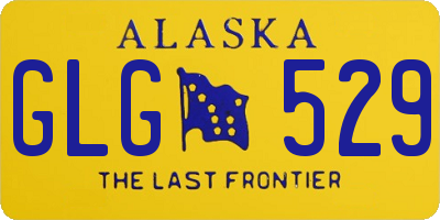 AK license plate GLG529