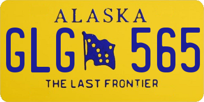AK license plate GLG565