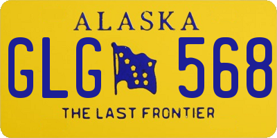 AK license plate GLG568