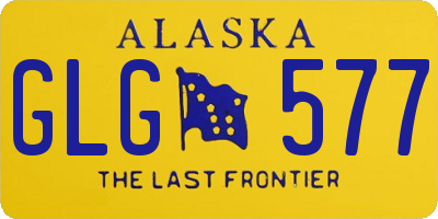 AK license plate GLG577