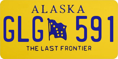 AK license plate GLG591