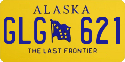 AK license plate GLG621