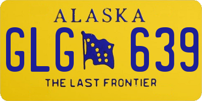 AK license plate GLG639