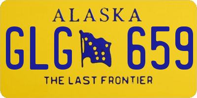 AK license plate GLG659