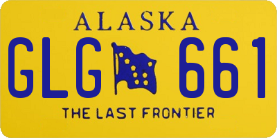 AK license plate GLG661