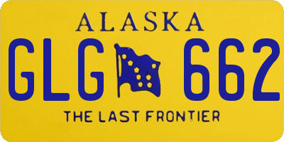AK license plate GLG662