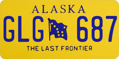 AK license plate GLG687