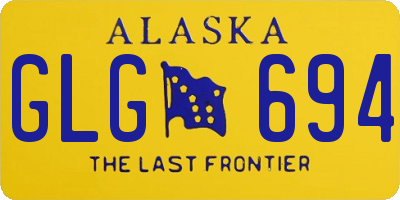 AK license plate GLG694