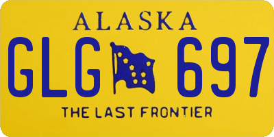 AK license plate GLG697