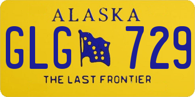 AK license plate GLG729