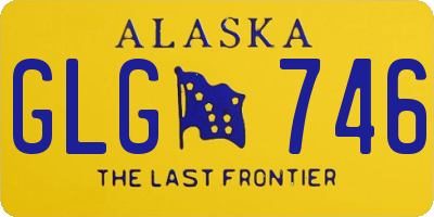 AK license plate GLG746