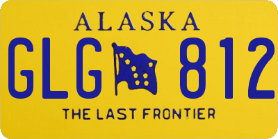 AK license plate GLG812