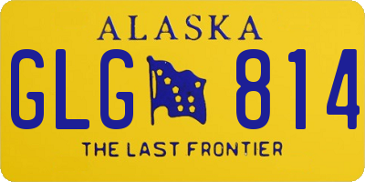 AK license plate GLG814
