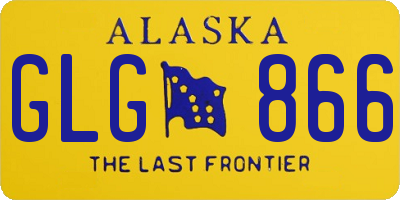 AK license plate GLG866