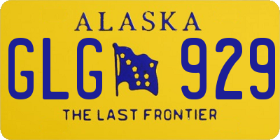 AK license plate GLG929