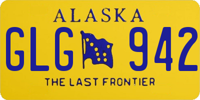 AK license plate GLG942
