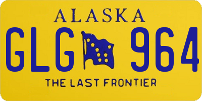 AK license plate GLG964