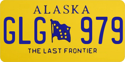 AK license plate GLG979