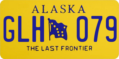 AK license plate GLH079
