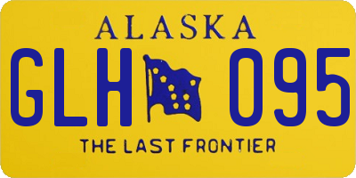 AK license plate GLH095