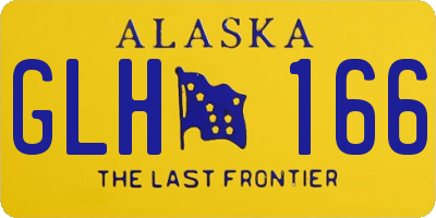 AK license plate GLH166