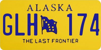 AK license plate GLH174
