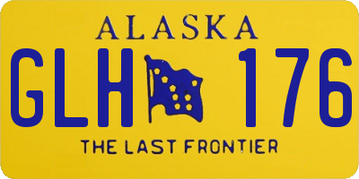 AK license plate GLH176