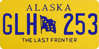 AK license plate GLH253