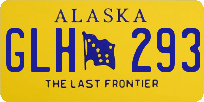 AK license plate GLH293