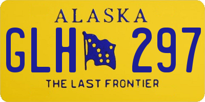 AK license plate GLH297