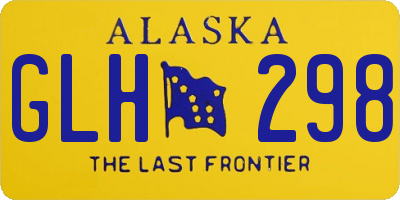 AK license plate GLH298