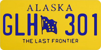 AK license plate GLH301