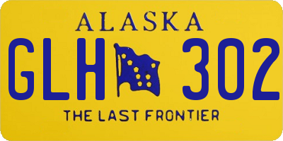 AK license plate GLH302