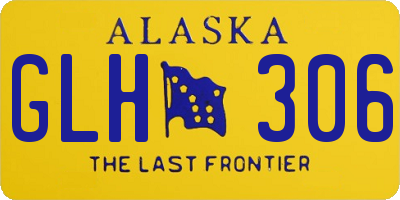 AK license plate GLH306