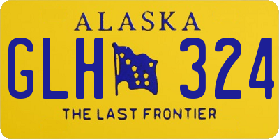 AK license plate GLH324