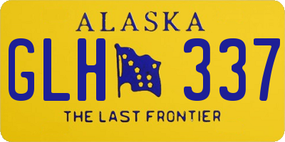 AK license plate GLH337