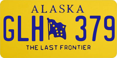 AK license plate GLH379